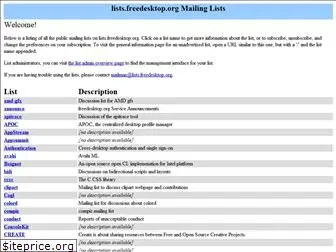 lists.freedesktop.org