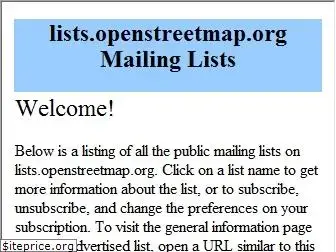 lists.openstreetmap.org