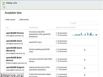 lists.opensuse.org