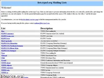 lists.typo3.org