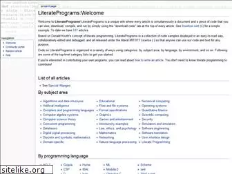 literateprograms.org