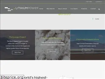 lithiumpowerinternational.com