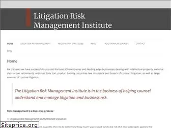 litigationriskmanagement.com