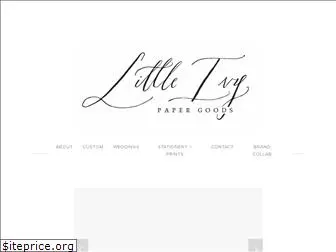 littleivypapergoods.com
