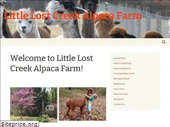 littlelostcreekalpacafarm.com