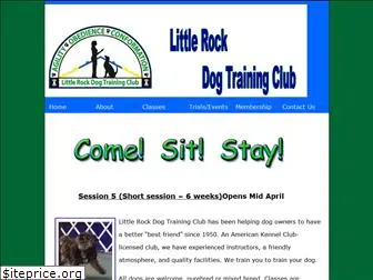 littlerockdogtrainingclub.com