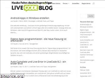livecode-blog.de