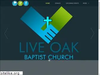 liveoakbaptist.org