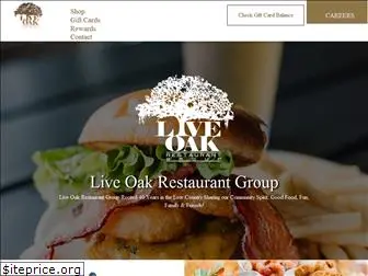 liveoakrestaurants.com