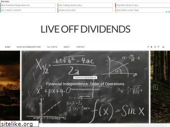 liveoffdividends.com