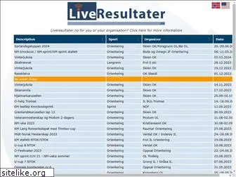 liveresultater.no