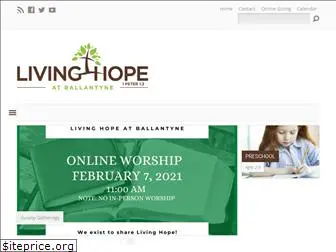 livinghopeballantyne.org