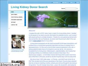 livingkidneydonorsearch.com