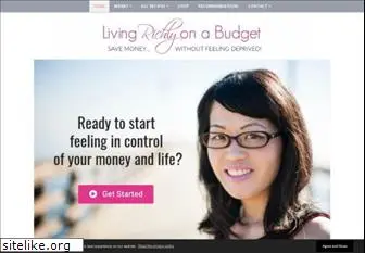 livingrichlyonabudget.com