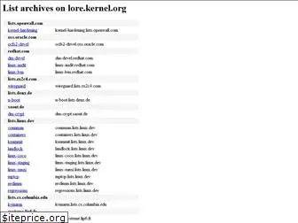 lkml.kernel.org