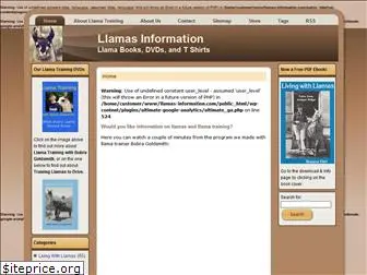 llamas-information.com