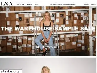 lnaclothing.com