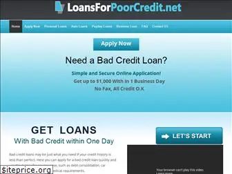 loansforpoorcredit.net