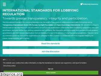 lobbyingtransparency.net