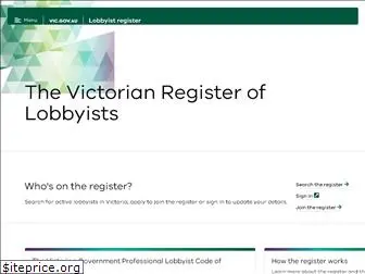 lobbyistsregister.vic.gov.au