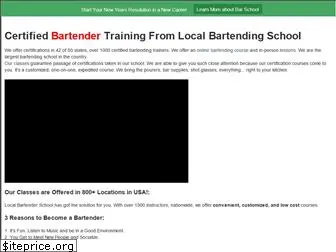 localbartendingschool.com