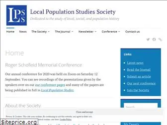 localpopulationstudies.org.uk