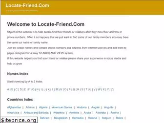 locate-friend.com