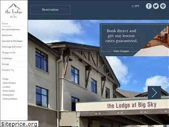 lodgeatbigsky.com