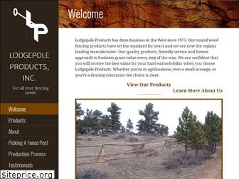 lodgepoleproducts.com