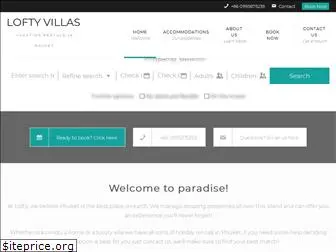 loftyvillas.com