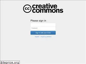 login.creativecommons.org