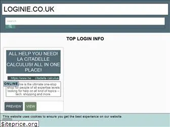 loginie.co.uk