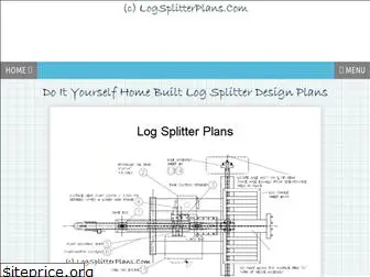 logsplitterplans.com