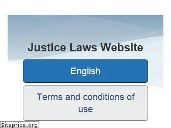 lois.justice.gc.ca