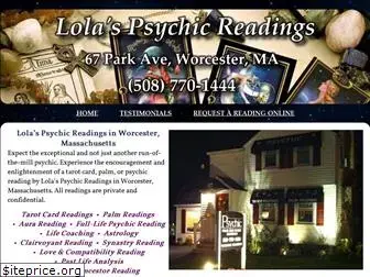 lolaspsychicreadings.com