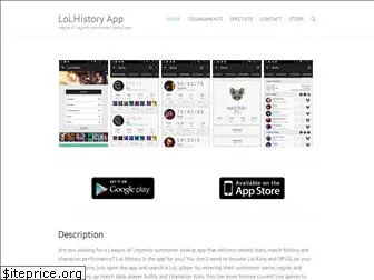 lolhistoryapp.com