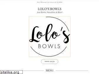lolosbowls.com