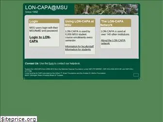 loncapa.msu.edu