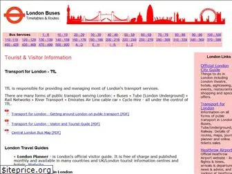 london-bus-times-timetables-routes.co.uk