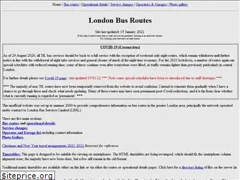 londonbusroutes.net