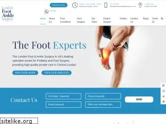 londonfootandanklesurgery.co.uk