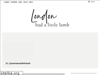 londonhadalittlelamb.com