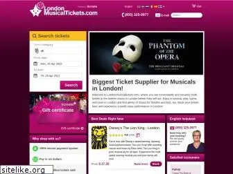 londonmusicaltickets.com