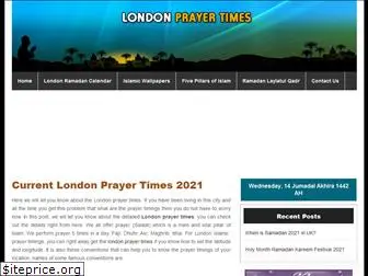 londonprayertimes.net