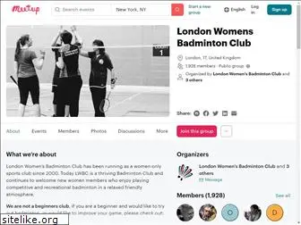 londonwomensbadmintonclub.co.uk