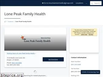 lonepeakfamilymedicine.com