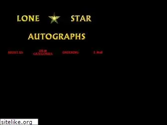 lonestarautographs.com