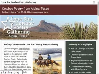 lonestarcowboypoetry.com