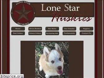 lonestarhuskies.com