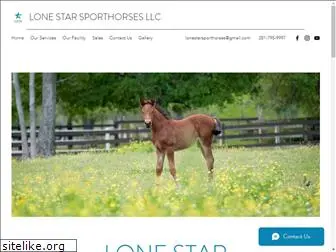 lonestarsporthorses.com